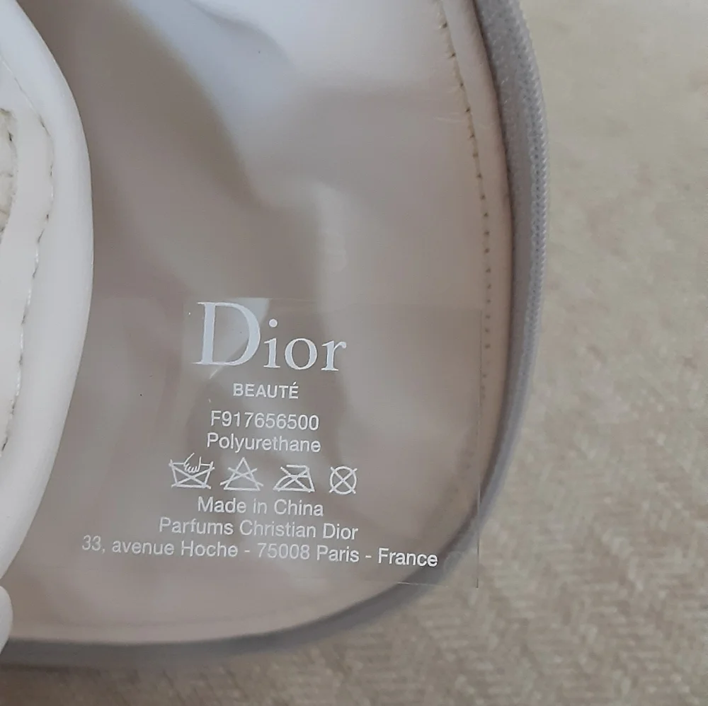 Dior Gray Women's makeup bag